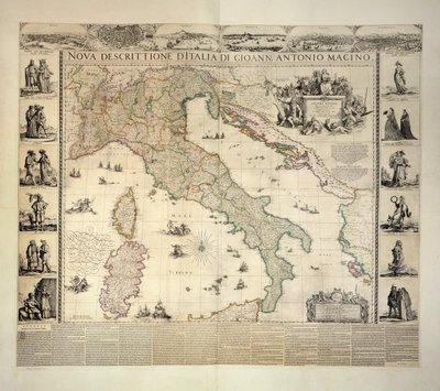 Italien, Klencke Atlas av Dutch School