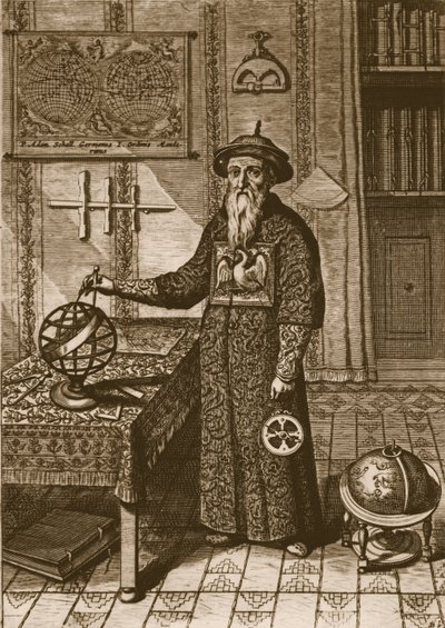 Johann Adam Schall von Bell, från Kina Illustrata av Athanasius Kircher, 1667 av Dutch School