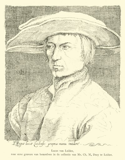 Lucas van Leyden, holländsk konstnär av Dutch School