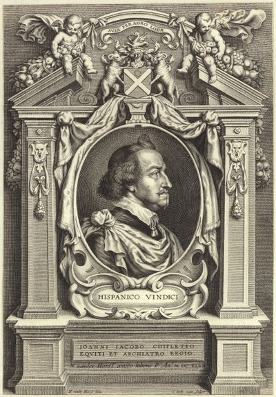 Porträtt av Jean-Jacques Chifflet av Dutch School