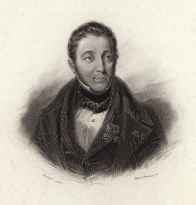 Porträtt av Louis François-Xavier-Joseph Crespel-Dellisse av Dutch School