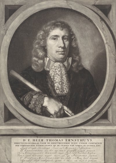 Porträtt av Thomas Ernsthuys av Dutch School