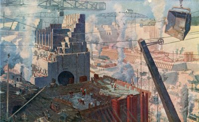 Byggandet av Panamakanalen av Dutch School