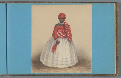 Kvinna i Surinam, 1860 av Dutch School