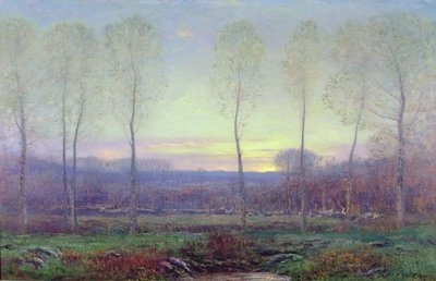 Oktober Skymning av Dwight William Tryon
