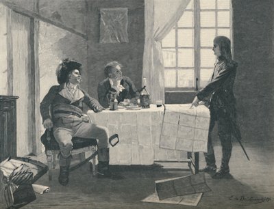 "Bonaparte, Turreau och Volney i Nice 1793", 1896 av E.G.H. Del