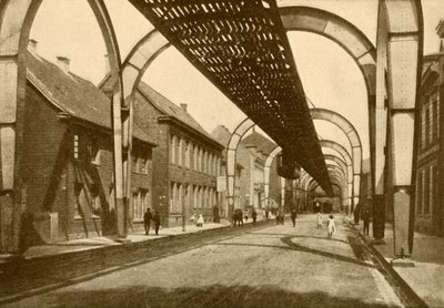 Ett elektriskt upphängningssystem med monorail, 1930. av ENA