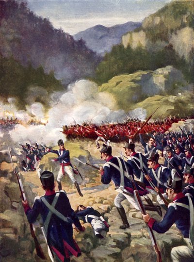Slaget vid Busaco, 1810 av E. A. Dyer