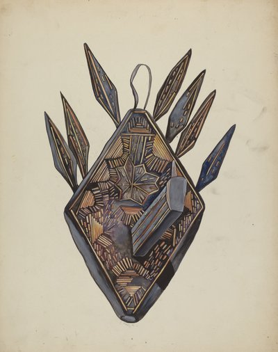 Ljuslampa, ca. 1936. av E. Boyd