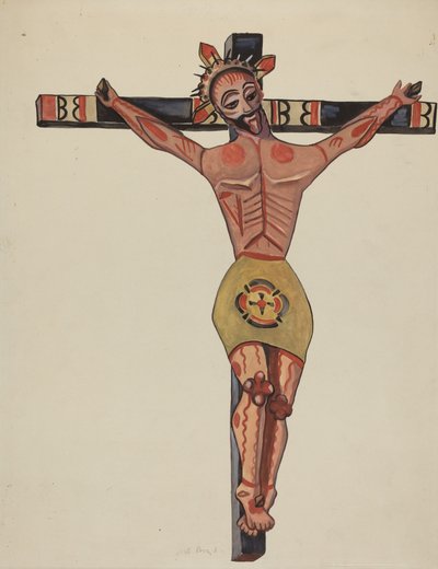 Krucifix - Från närheten av Mora, 19351942. av E. Boyd