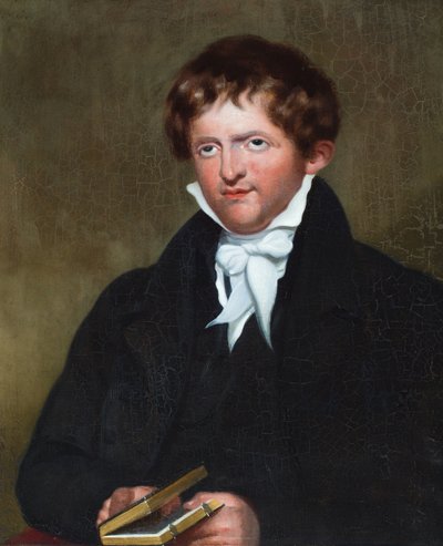 Porträtt av pastor Joseph Wolff (olja på duk) av E. Fancourt