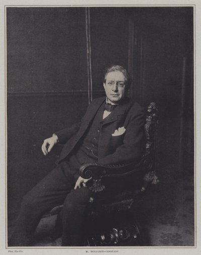 Jean-Joseph Benjamin-Constant, fransk konstnär av E. Fiorillo