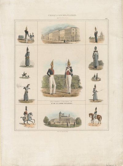 Pavlovskijgardets regemente, 1840 av E. Gilbertson
