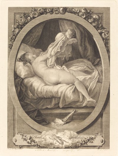 Skjortan borttagen av E. Guersant after Jean Honoré Fragonard