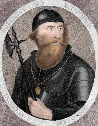 Robert I, vanligtvis Robert the Bruce, kung av Skottland, 1797 av E Harding