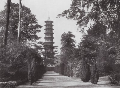 Kew Gardens, ca 1900 (svartvitt foto) av E. J. Wallis