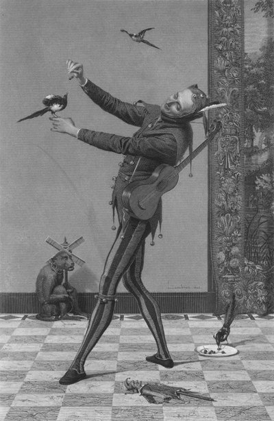 Gycklaren, 1869. av E. Mohn
