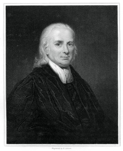 Christian Friedrich Schwarz, tysk protestantisk missionär till Indien, 1834. av E. Scriven