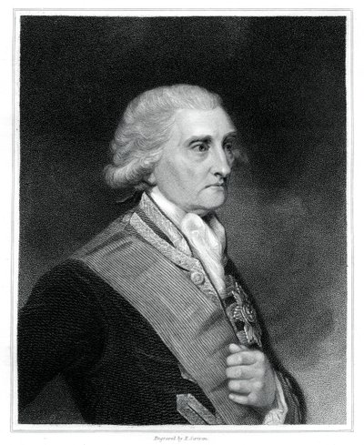 George Brydges Rodney, 1:e baron Rodney, brittisk sjöofficer, 1833. av E. Scriven
