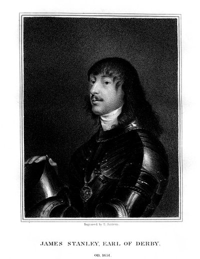 James Stanley, 7:e Earl of Derby, royalistanhängare, 1824. av E. Scriven