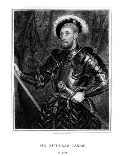 Sir Nicholas Carew, 1823. av E. Scriven