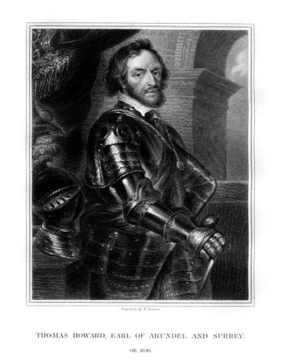 Thomas Howard, Earl of Arundel och Surrey, framstående engelsk hovman, 1823. av E. Scriven
