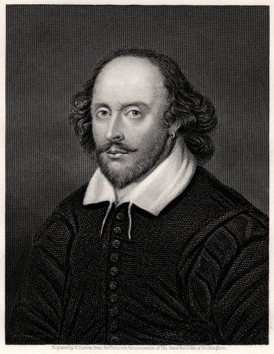 William Shakespeare, engelsk dramatiker, 1800-talet av E. Scriven