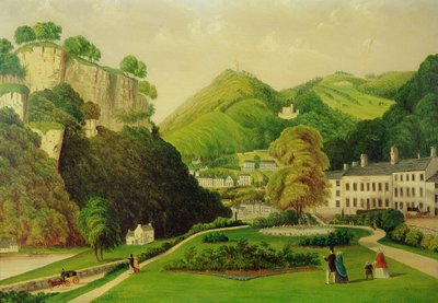Matlock Bath från Bath Hotels område, 1895 av E. Wray
