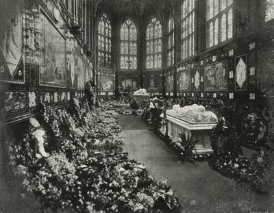Begravning av H.R.H. Hertigen av Clarence, januari 1892, c1897 av E. and S. Woodbury
