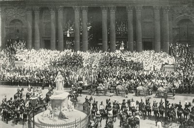 Ceremonin i St. Pauls, London, 1897 av E. and S. Woodbury