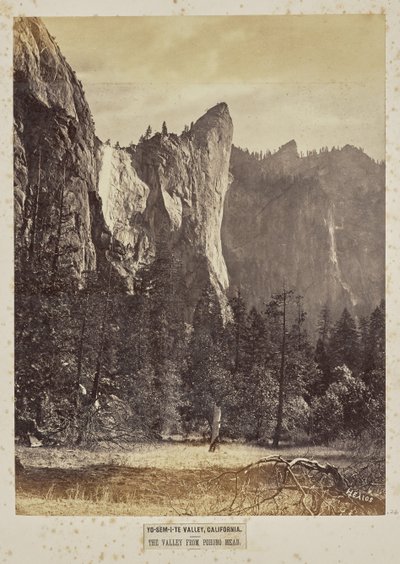 Yo-Sem-i-te Valley, Kalifornien. Dalen från Pohono Meadows av Eadweard J. Muybridge