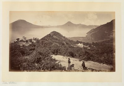 Sjön Amatitlán, Guatemala av Eadweard Muybridge
