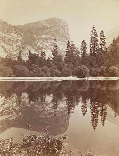 Mirror Lake, Yosemite Valley,1872 (foto) av Eadweard Muybridge