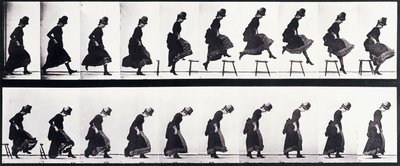 Rörelsestudie, ca 1872-1885 av Eadweard Muybridge