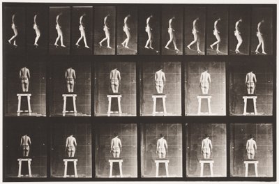 Plåt 118. Nedåtgående lutning av Eadweard Muybridge