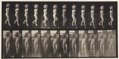 Tavla 136. Demijohn full Demijohn on Shoulder, 1872-1885. av Eadweard Muybridge