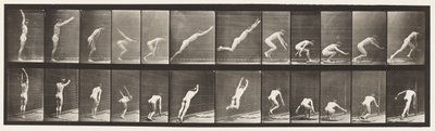 Plåt 162. Hoppning; Stående breddhopp av Eadweard Muybridge