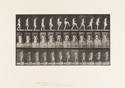 Plåt 181. Att kliva över ett staket av Eadweard Muybridge