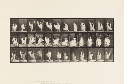 Tallrik 193. Dans (fantastisk) av Eadweard Muybridge