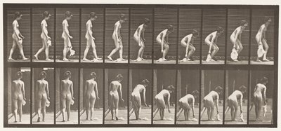 Tallrik 202. Tappa och lyfta en näsduk av Eadweard Muybridge