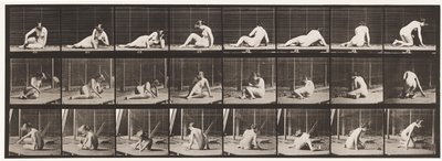 Plåt 266. Vridning och ändring av position medan du fortfarande är på marken av Eadweard Muybridge