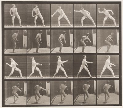 Tallrik 273. Base-ball; Pitching av Eadweard Muybridge