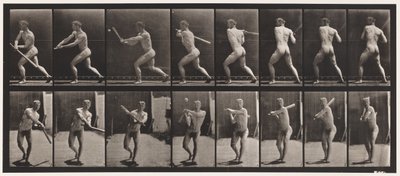 Tallrik 278. Base-ball; Batting av Eadweard Muybridge