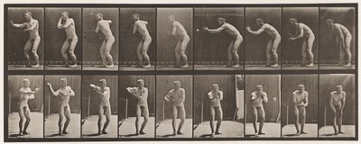Tallrik 281. Base-ball; Fånga och kasta av Eadweard Muybridge