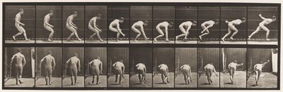 Tallrik 287. Base-ball; Springa och plocka upp boll av Eadweard Muybridge