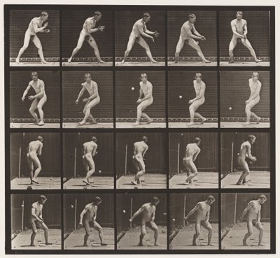 Tallrik 288. Base-ball; Fel av Eadweard Muybridge