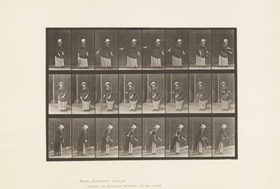 Tallrik 296. Lawn Tennis av Eadweard Muybridge