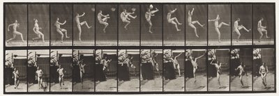 Skylt 366. Running, Hitch and Kick av Eadweard Muybridge