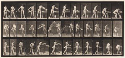 Tallrik 402. Tömning av vatten av Eadweard Muybridge
