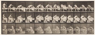Tallrik 436. Bädda en säng av Eadweard Muybridge